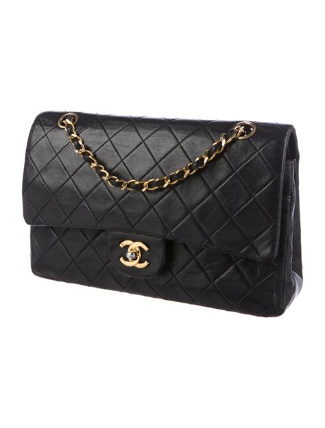 gray chanel classic flap|vintage chanel classic flap.